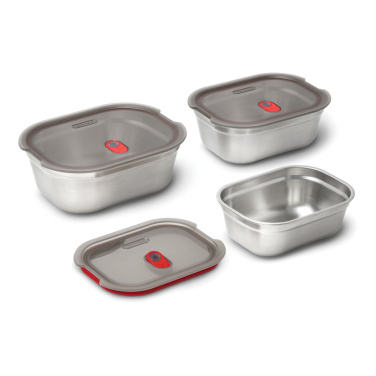Logo trade promotional items image of: Black+Blum Mealprep Box 3pcs Set Small, Medium, Large