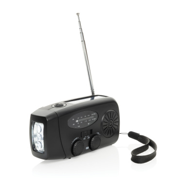 Logo trade advertising product photo of: RescueWave RCS recycled plastic emergency radio