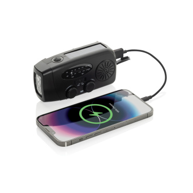 Logo trade corporate gift photo of: RescueWave RCS recycled plastic emergency radio