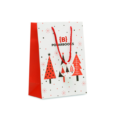 Logo trade promotional giveaways image of: Gift paper bag medium