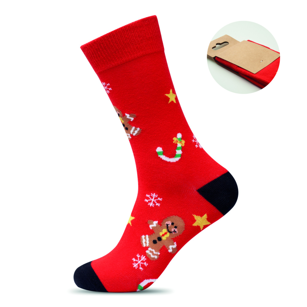 Logotrade promotional gifts photo of: Pair of Christmas socks L