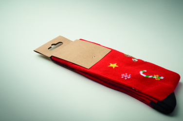 Logo trade promotional items image of: Pair of Christmas socks L