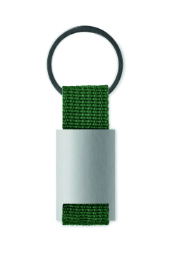 Logotrade promotional merchandise image of: Metal rectangular key ring Espoo