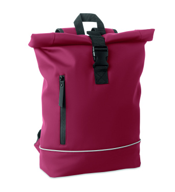Logo trade corporate gift photo of: Laptop 15" roll top PU backpack