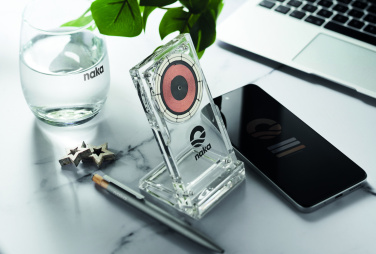 Logotrade promotional products photo of: Acrylic wireless charger 15W