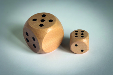 Logotrade promotional product image of: Schima wooden dice 3cm dia