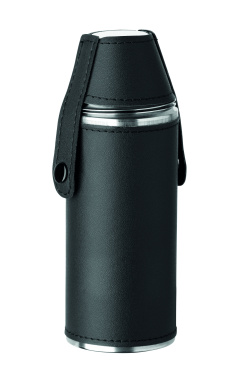Logo trade promotional items picture of: Hip flask with shot cups