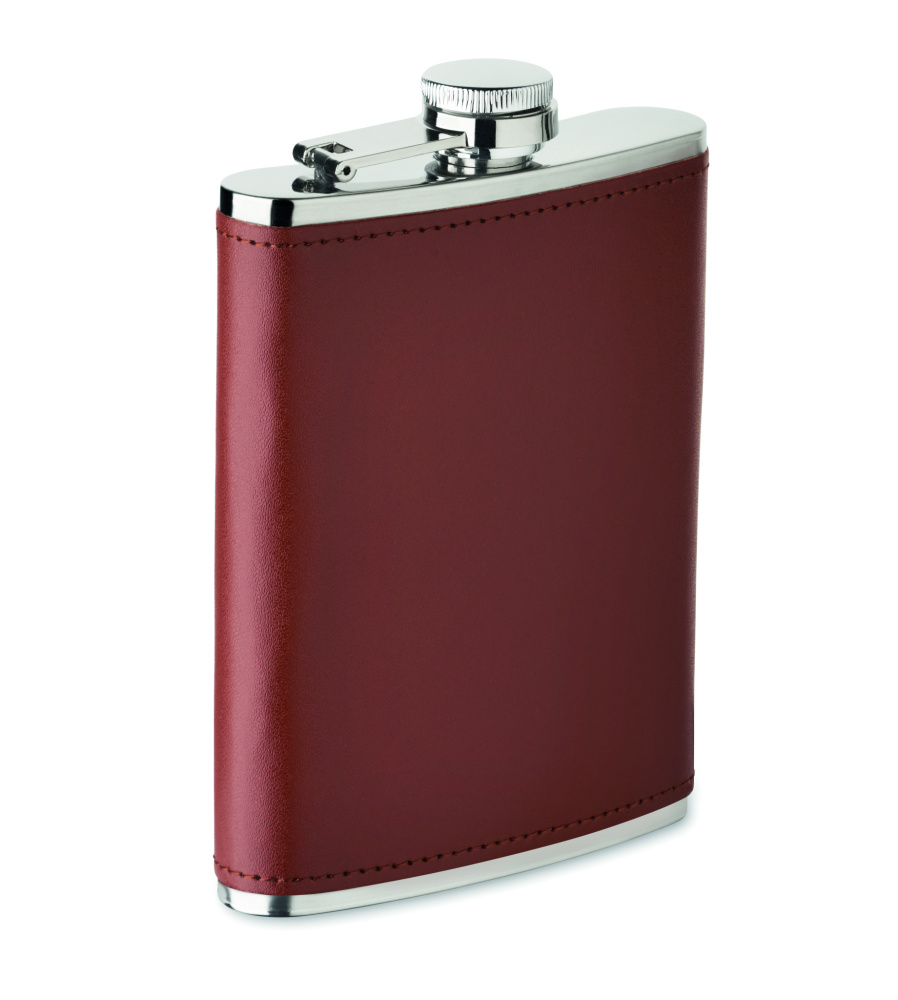 Logotrade promotional giveaway picture of: Slim hip flask 200 ml
