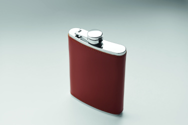 Logotrade promotional gift picture of: Slim hip flask 200 ml