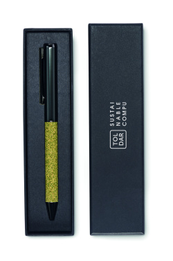 Logo trade promotional giveaways picture of: Twist metal ballpen in box