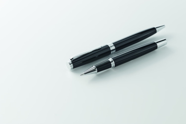 Logo trade promotional products image of: Ball pen and roller set
