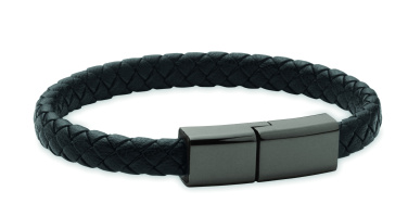 Logo trade business gift photo of: Braided bracelet cable type-C