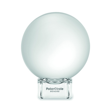 Logotrade promotional giveaways photo of: Glass round award