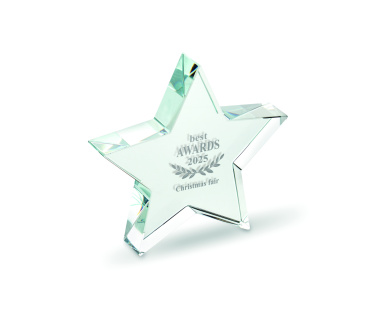 Logotrade promotional items photo of: Glass star award