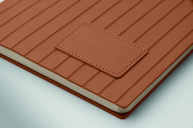 Logo trade business gift photo of: A5 notebook in smokey PU