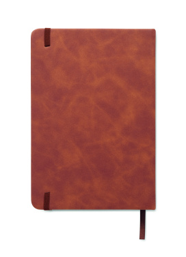 Logo trade promotional products image of: A5 smokey PU notebook