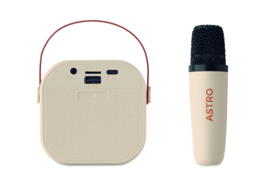 Logo trade advertising products image of: Karaoke set speaker
