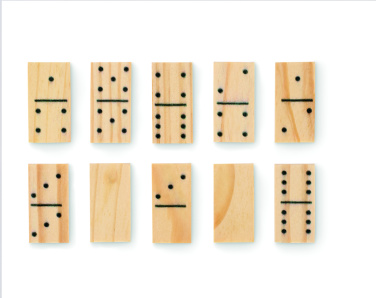 Logotrade promotional item picture of: Domino and cards set