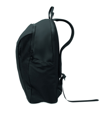 Logo trade promotional merchandise photo of: 15" soft PU laptop backpack