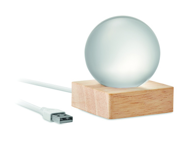 Logo trade promotional products picture of: LED glass ball