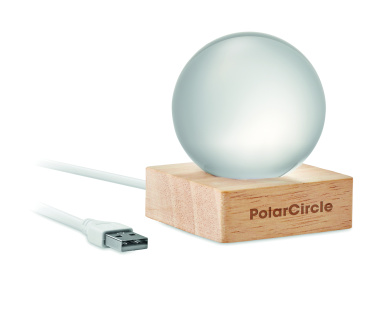 Logo trade corporate gift photo of: LED glass ball