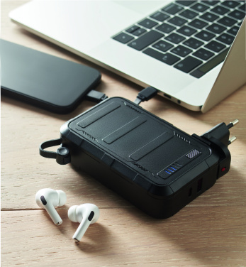 Logo trade business gifts image of: Power bank 20000 mAh in ABS