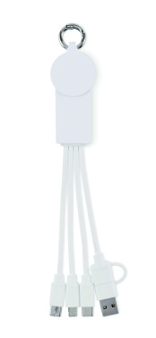Logotrade promotional gift picture of: 2 in 1 charging cable type-C