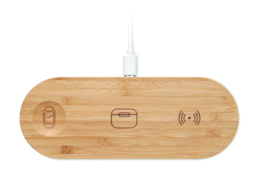 Logotrade promotional merchandise photo of: 3 in 1 15W wireless charger