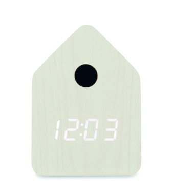 Logotrade corporate gift picture of: MDF cuckoo alarm clock