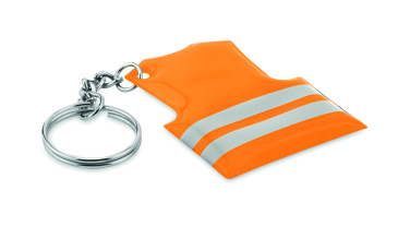 Logotrade promotional item picture of: Key ring with reflecting vest Jekabpils
