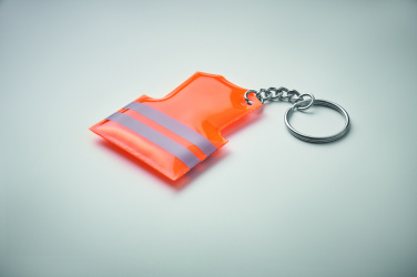 Logotrade corporate gift image of: Key ring with reflecting vest Jekabpils