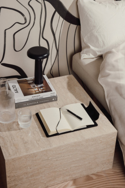 Logo trade corporate gifts image of: VINGA Marlow GRS notebook