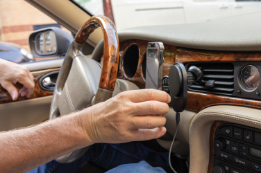 Logotrade business gifts photo of: PowerCruze RCS rplastic 15W magnetic charging car holder