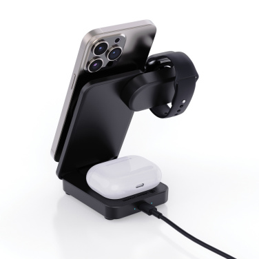 Logotrade promotional gift picture of: Urban Vitamin Arcadia RCS rplastic 15W 3in1 magnetic charger