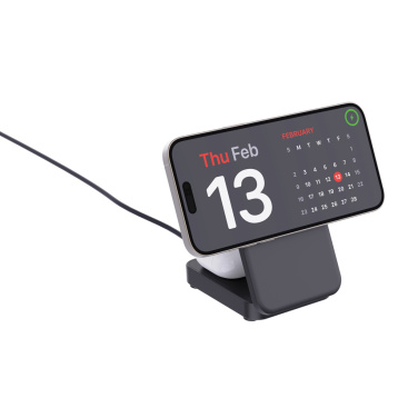 Logotrade promotional item picture of: Urban Vitamin Arcadia RCS rplastic 15W 3in1 magnetic charger