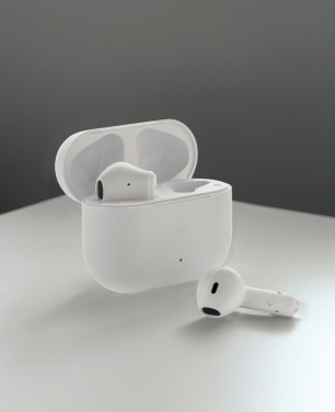 Logotrade promotional gift image of: Tunevo RCS recycled plastic wireless earbuds