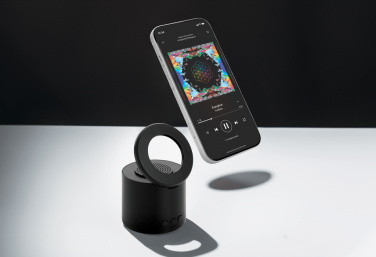 Logotrade advertising products photo of: Magpulse RCS recycled plastic 3W speaker w/magnetic holder