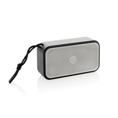 Logotrade promotional product picture of: Swiss Peak RCS recycled aluminium 10W bass speaker
