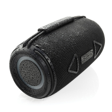 Logo trade corporate gifts image of: Prisma RCS recycled plastic IPX 4 waterpoof 16W speaker