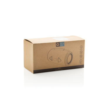 Logotrade promotional merchandise photo of: Prisma RCS recycled plastic IPX 4 waterpoof 16W speaker