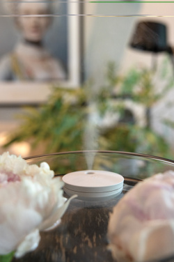 Logotrade promotional product picture of: Breevia RCS rplasic re-chargeable floating humidifier