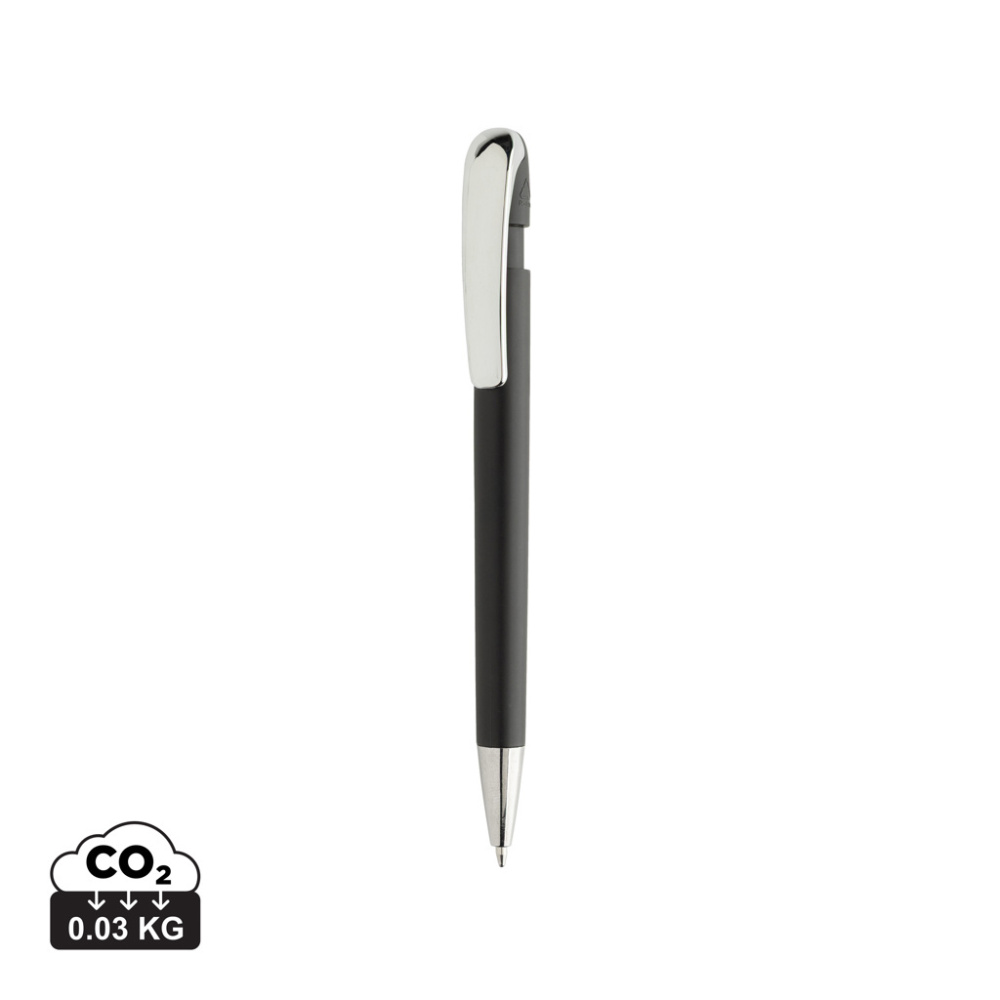 Logo trade promotional merchandise photo of: Glide GRS certified R-ABS Metal Clip Pen