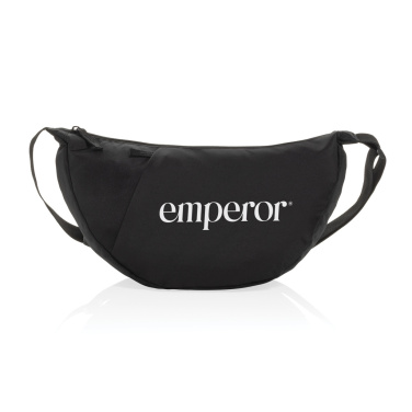 Logo trade advertising products image of: Crescent XL AWARE™ RPET half moon sling bag