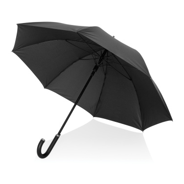 Logo trade promotional merchandise photo of: Swiss Peak Vero Aware™ RPET 25” umbrella w luxe handle