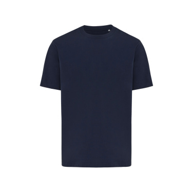 Logo trade business gifts image of: IQONIQ Nikko heavyweight recycled cotton t-shirt