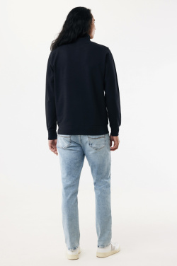 Logo trade advertising product photo of: IQONIQ Elgon recycled cotton quarter zip sweater