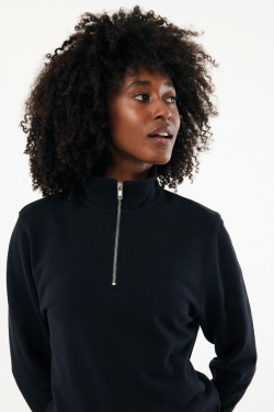 Logo trade business gift photo of: IQONIQ Elgon recycled cotton quarter zip sweater