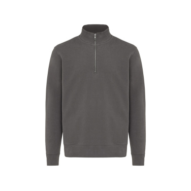 Logo trade promotional item photo of: IQONIQ Elgon recycled cotton quarter zip sweater