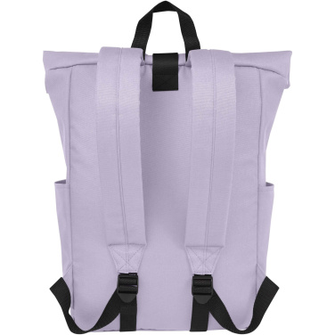 Logo trade advertising product photo of: Byron 15.6" GRS RPET roll-top backpack 18L