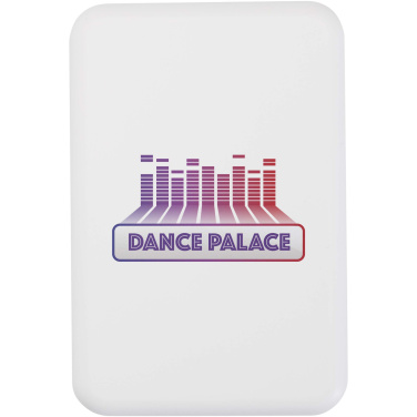 Logo trade advertising products picture of: Acrab 5000 mAh 15W magnetic wireless power bank with 20W PD - made from recycled plastic